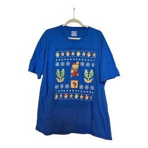 Nintendo Blue Graphic T-Shirt